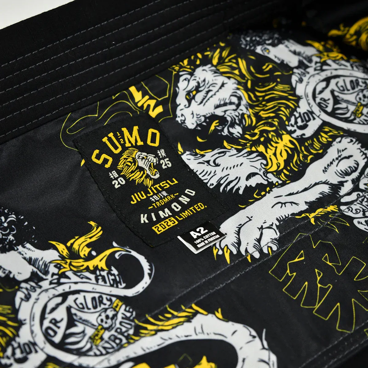 BJJ Gi Half Sumo Lion Noir  - Image 8