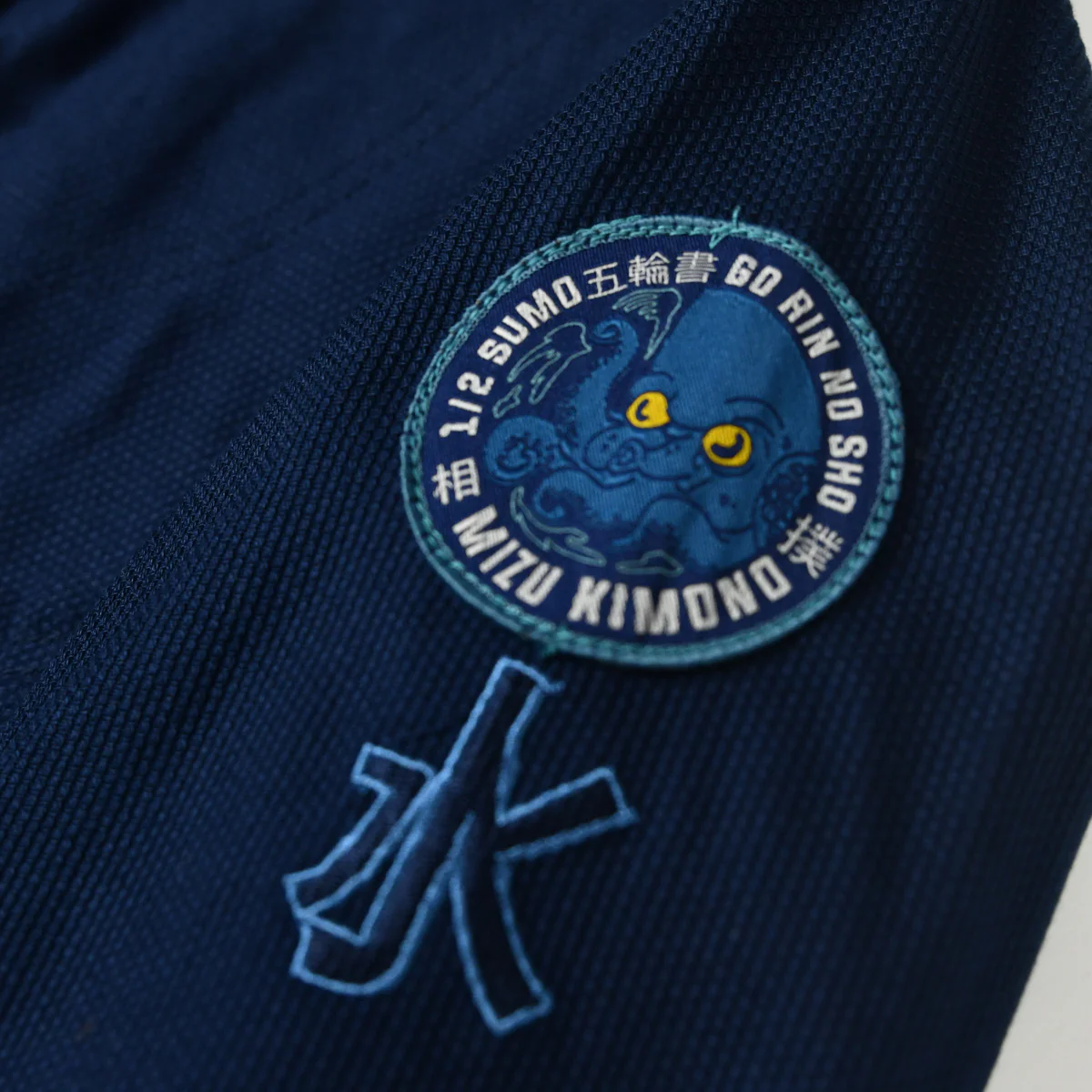 BJJ Gi Half Sumo Mizu "Storm" Bleu Marine  - Image 17