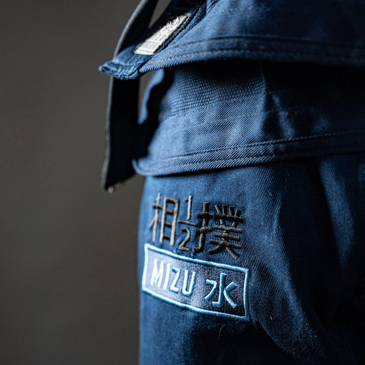 BJJ Gi Half Sumo Mizu "Storm" Bleu Marine  - Image 9