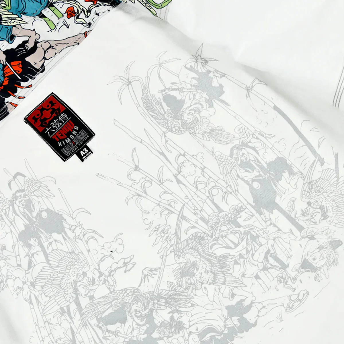 BJJ Gi Half Sumo Tengu Blanc  - Image 5