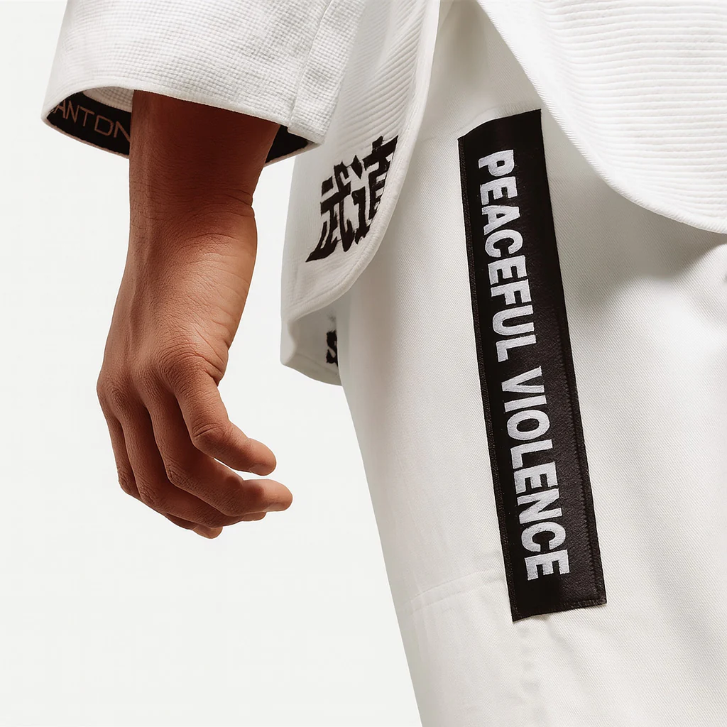 BJJ Gi Manto Society blanc  - Image 5