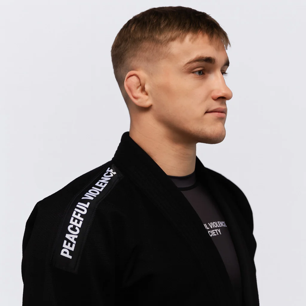 BJJ Gi Manto Society noir  - Image 3