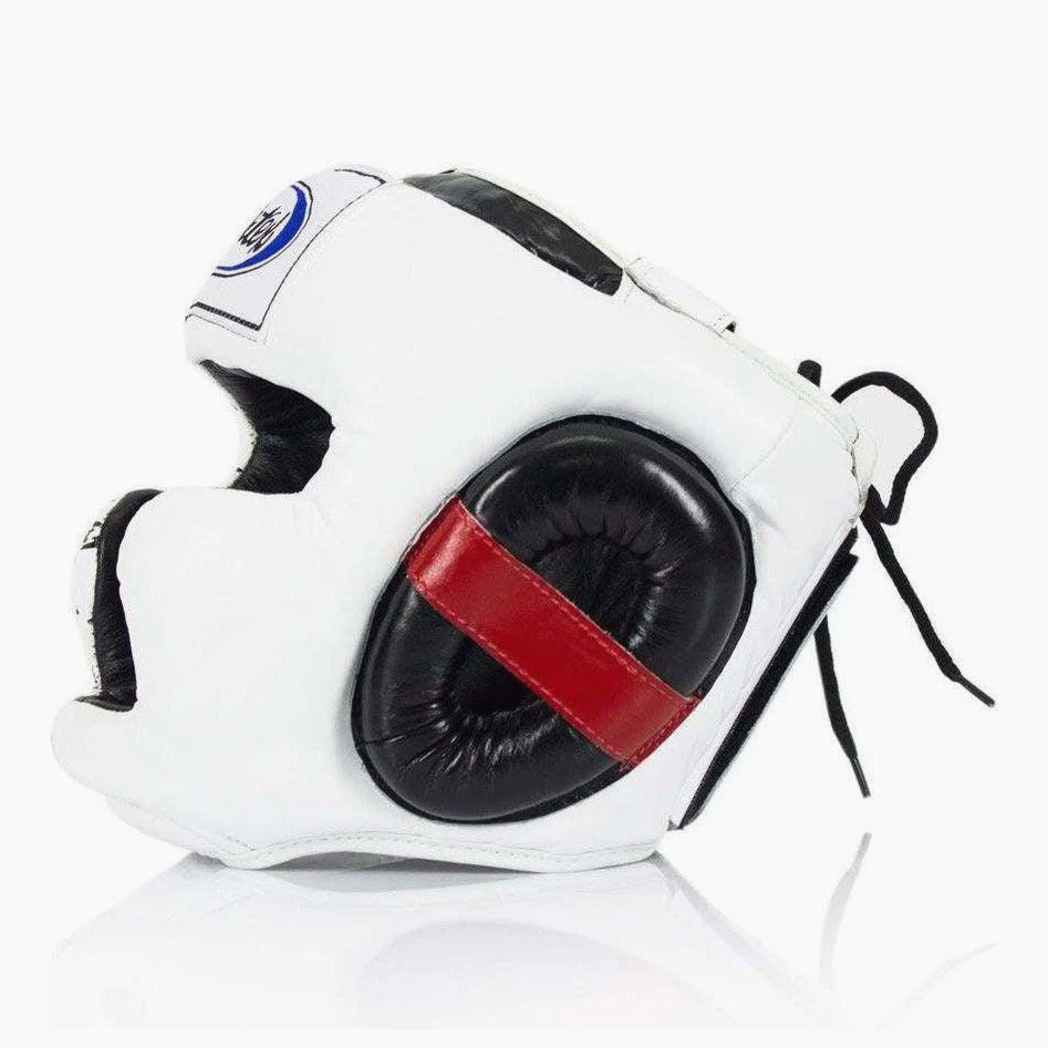 Casque Fairtex Super Sparring HG10 Blanc  - Image 3