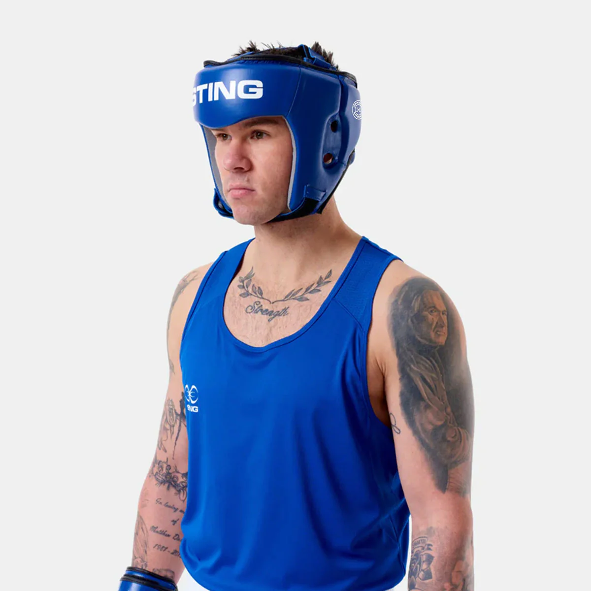 Casque Sting Competition Approuvé World Boxing Bleu  - Image 4