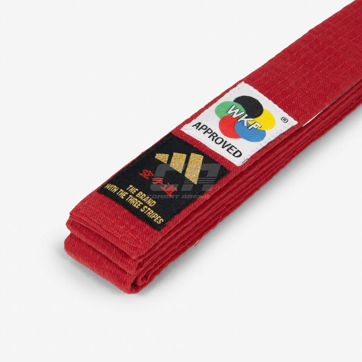 Ceinture Adidas Elite WKF Rouge avec Kanji  - Image 2