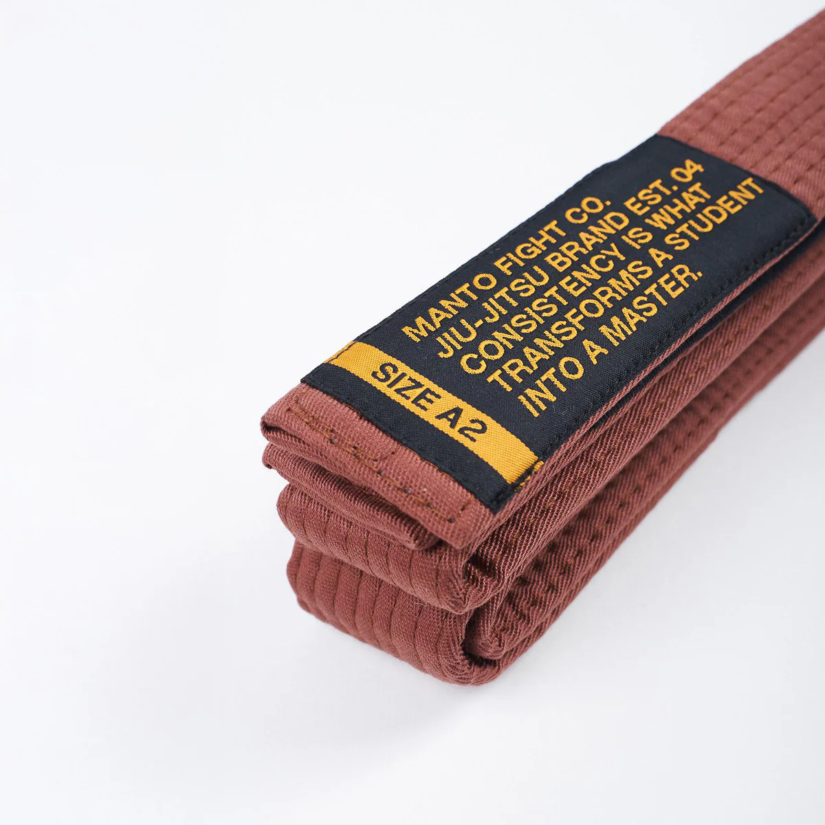 Ceinture BJJ Manto Motto Marron  - Image 2