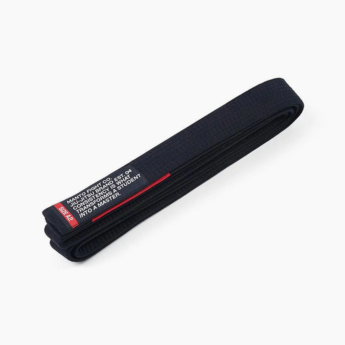 Ceinture BJJ Manto Motto Noir 