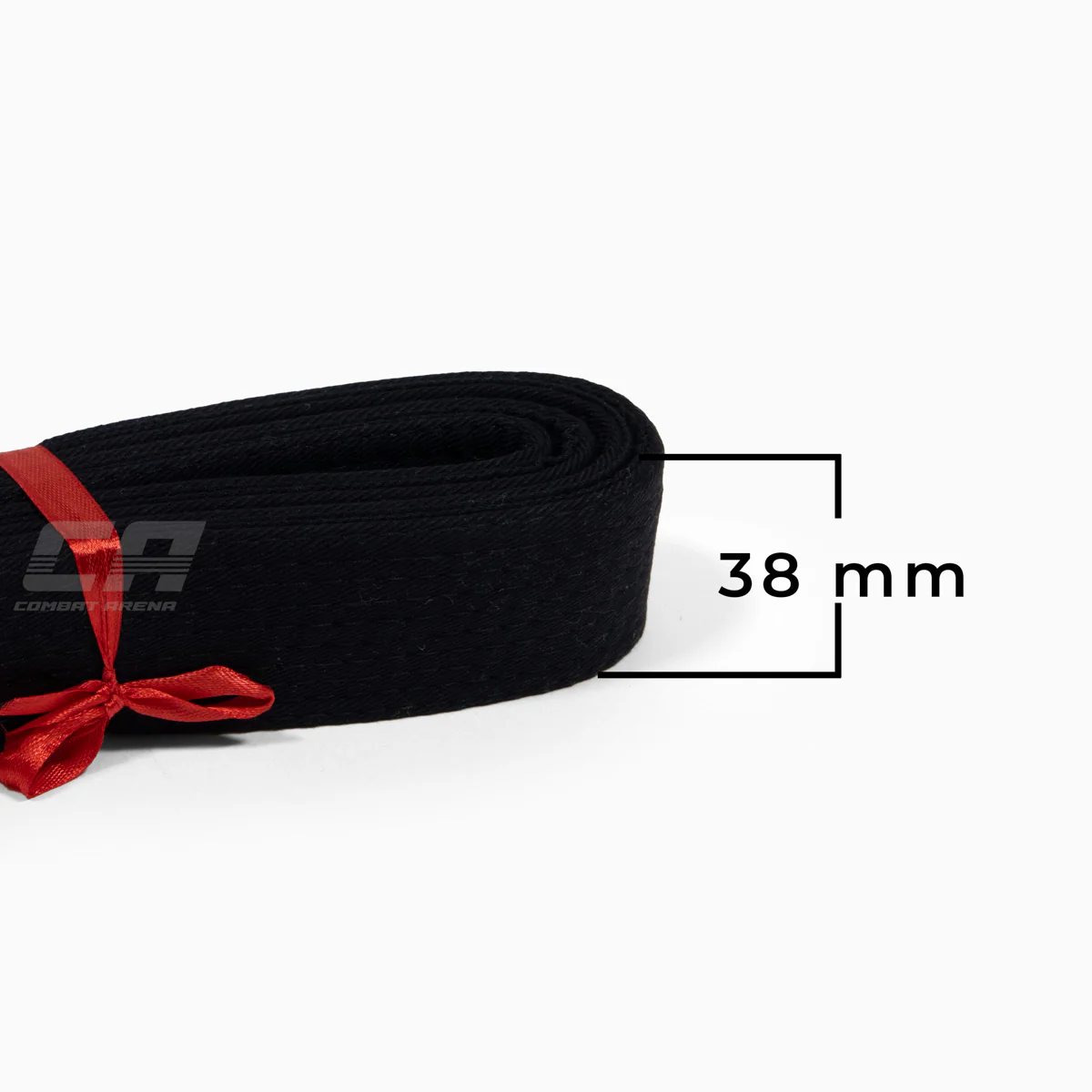 Ceinture noir Arawaza Deluxe coton 38 mm  - Image 3