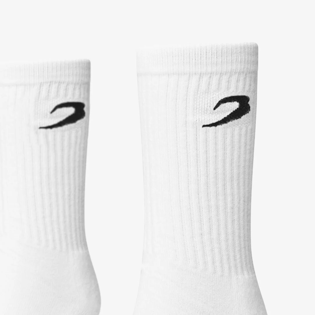 Chaussettes Boxraw Crew (3 paires) Blanc  - Image 3