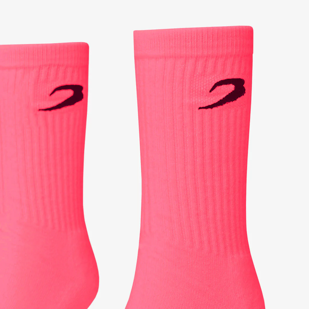 Chaussettes Boxraw Crew (3 paires) Rose  - Image 3