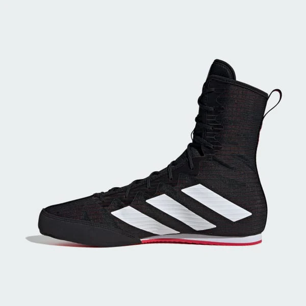 Chaussures de boxe Adidas Box Hog 4 Noir-blanc  - Image 2