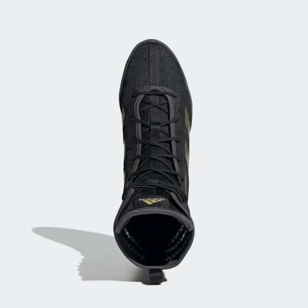 Chaussures de boxe Adidas Box Hog 4 Noir-or  - Image 6