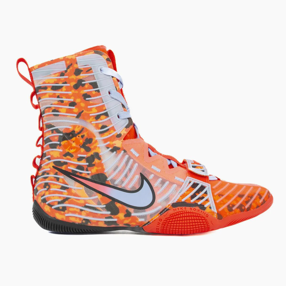 Chaussures de boxe Nike Hyperko 3 SE Bright Crimson-Aluminium  - Image 3