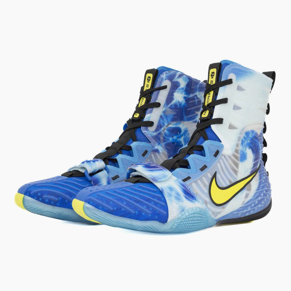 Chaussures de boxe Nike Hyperko 3 SE Photo Blue-Sonic Yellow  - Image 4