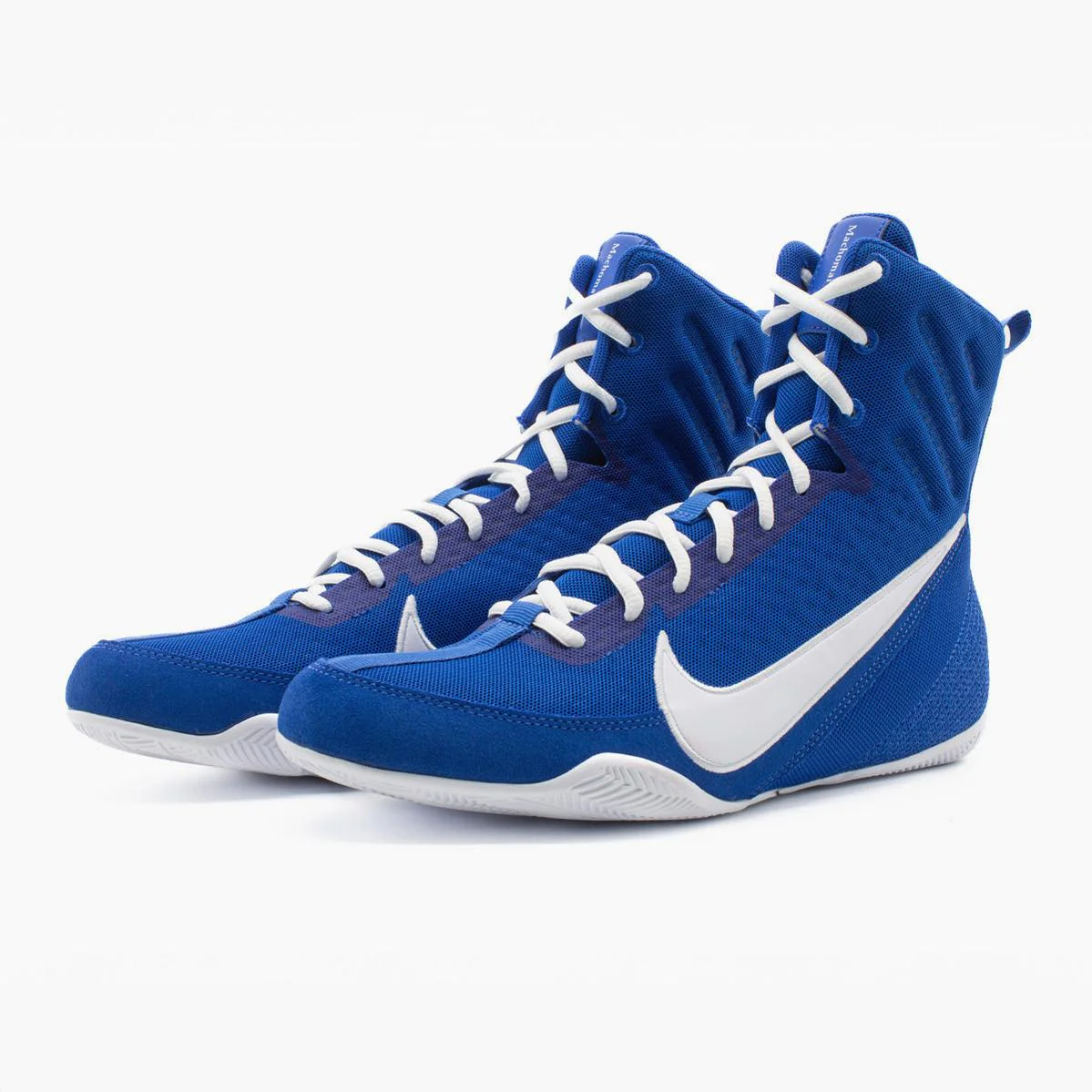 Chaussures de boxe Nike Machomai 3 Bleu-blanc - Image 4