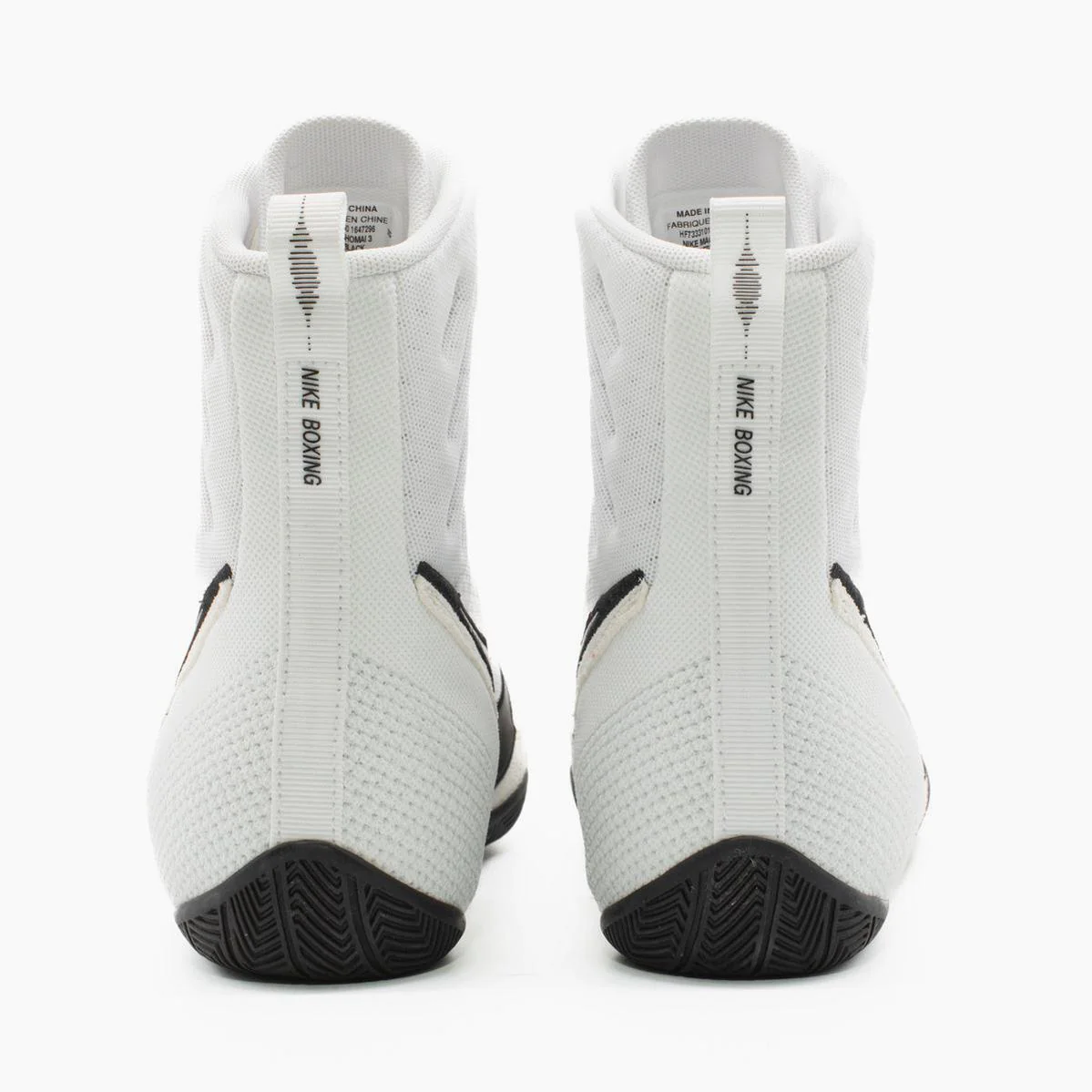 Chaussures de boxe Nike Machomai 3 Blanc-noir  - Image 7