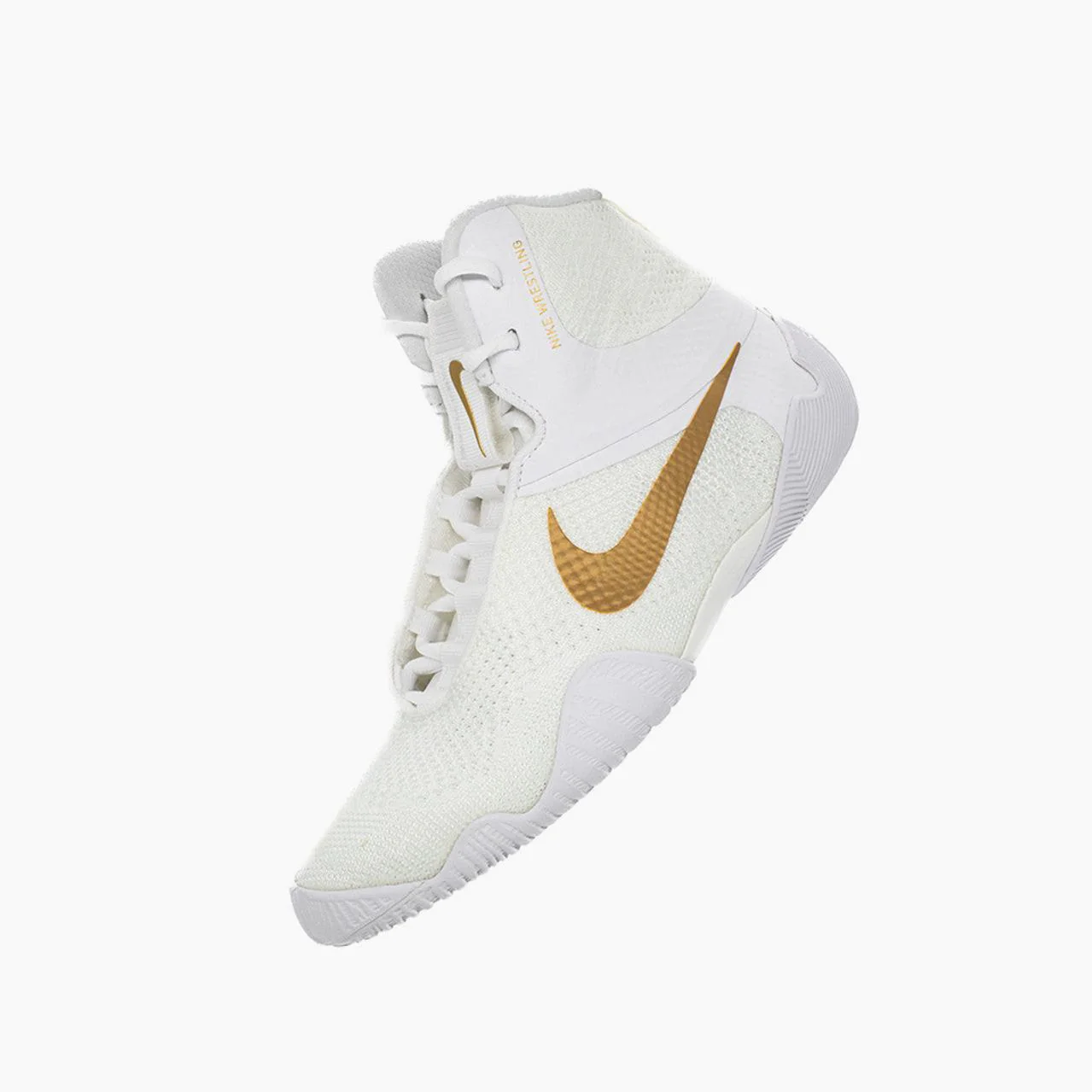 Chaussures de lutte-Lutte Nike Tawa Blanc-or - Image 5