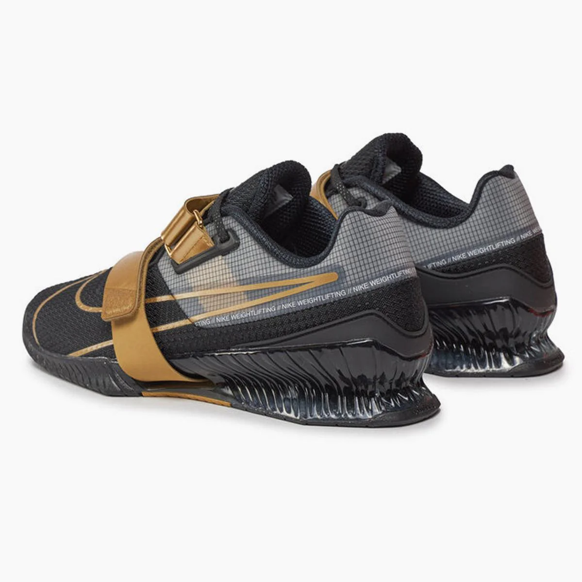Chaussures Entraînement Nike Romaleos 4 Noir-or  - Image 4