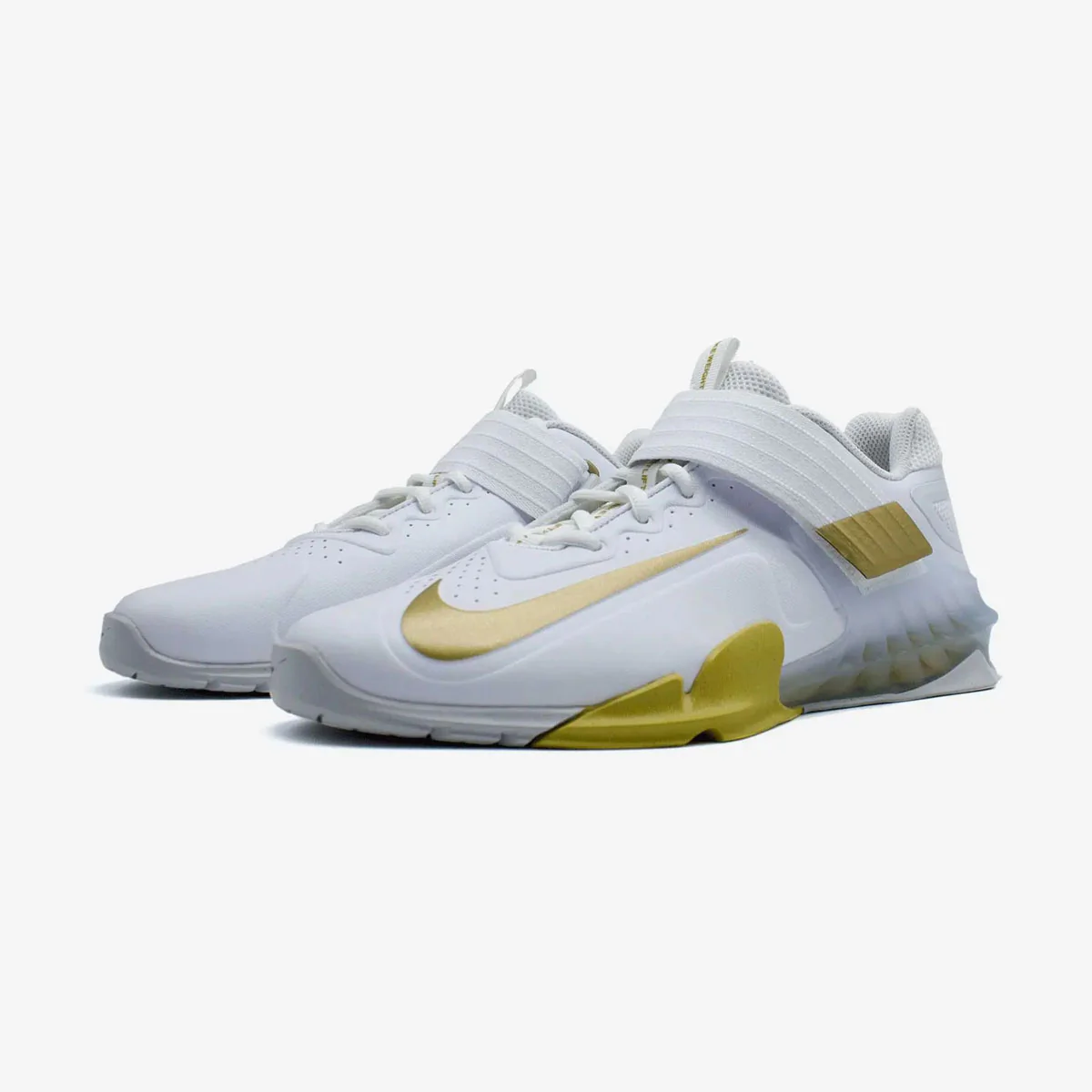Chaussures Entraînement Nike Savaleos Blanc-or 