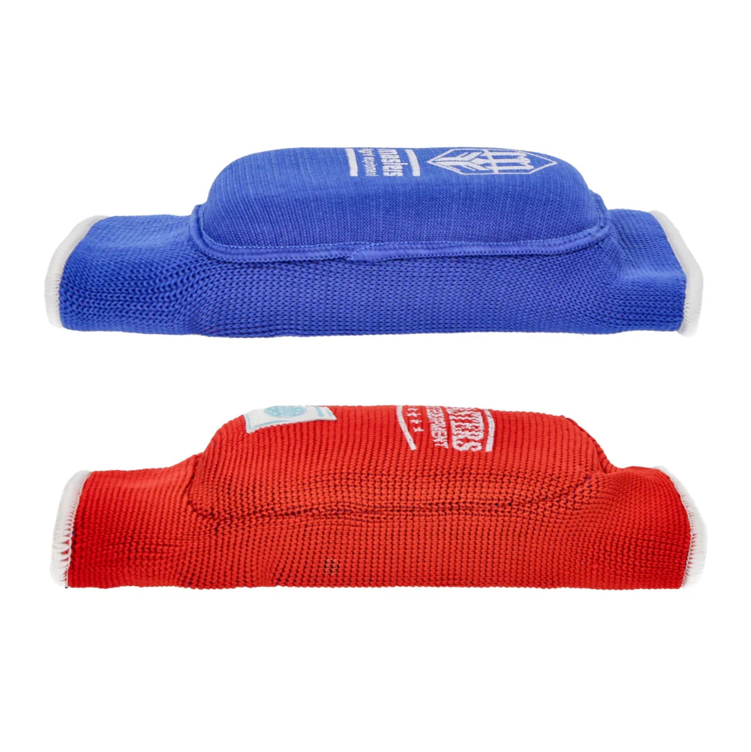 Coudières élastiques réversibles Masters WAKO rouge bleu  - Image 4