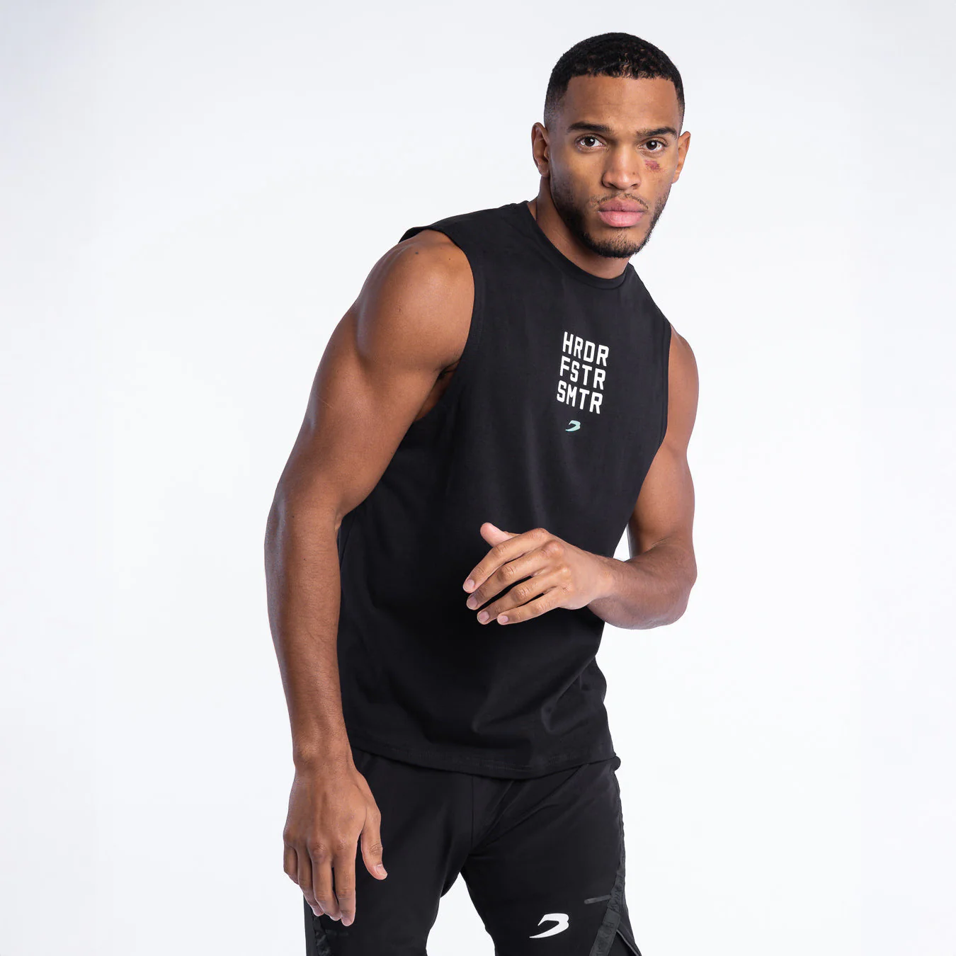 Débardeur Boxraw HRDR FSTR SMTR Noir  - Image 4