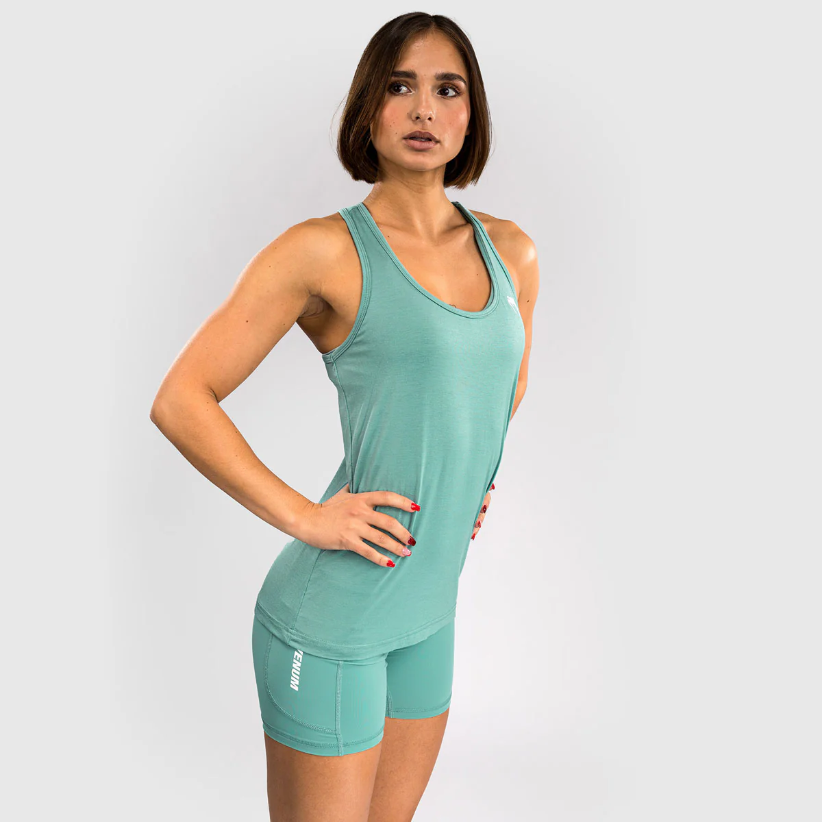 Débardeur Femme Venum Essential Vert d'eau  - Image 3
