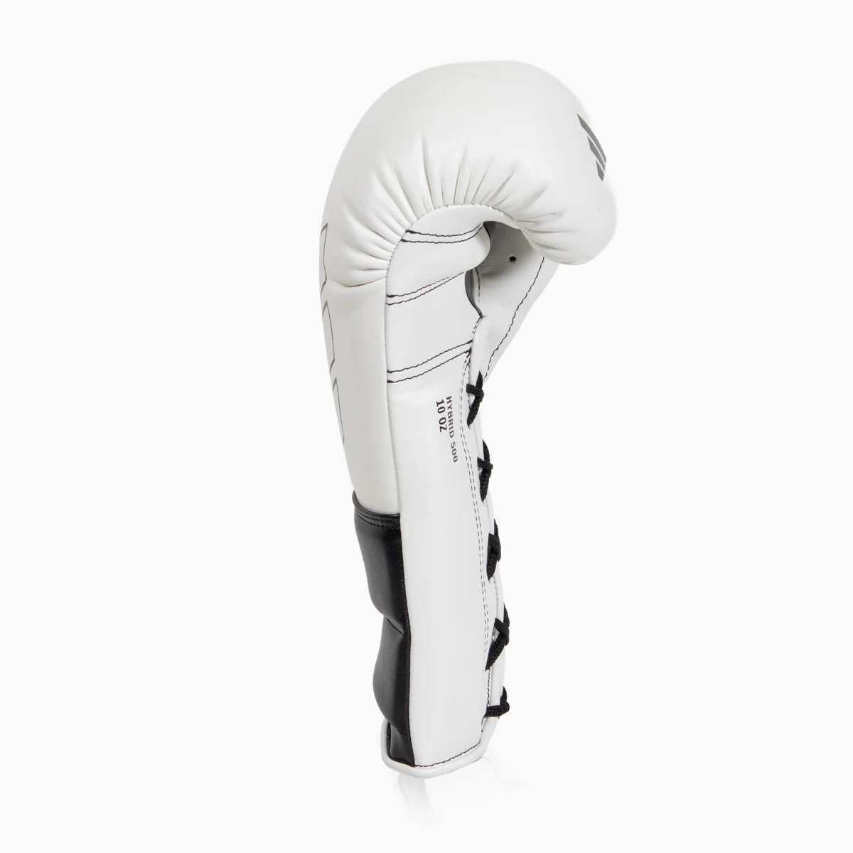 Gants de boxe Adidas Hybrid 500 Pour contre Lacets Noir-blanc  - Image 2