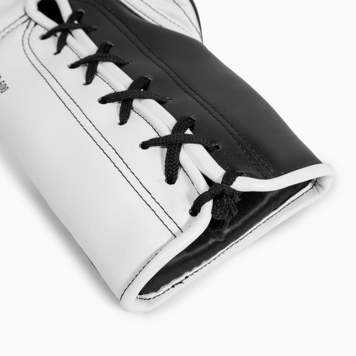 Gants de boxe Adidas Hybrid 500 Pour contre Lacets Noir-blanc  - Image 9