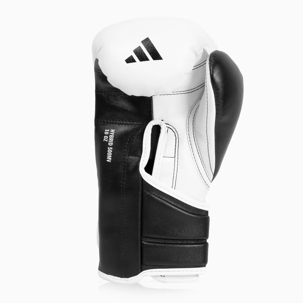 Gants de boxe Adidas Hybrid 500 Pour contre Velcro Noir-blanc  - Image 3