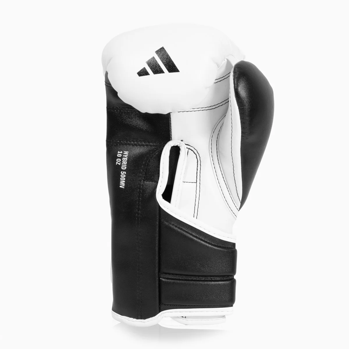 Gants de boxe Adidas Hybrid 500 Pour contre Velcro Noir-blanc  - Image 4