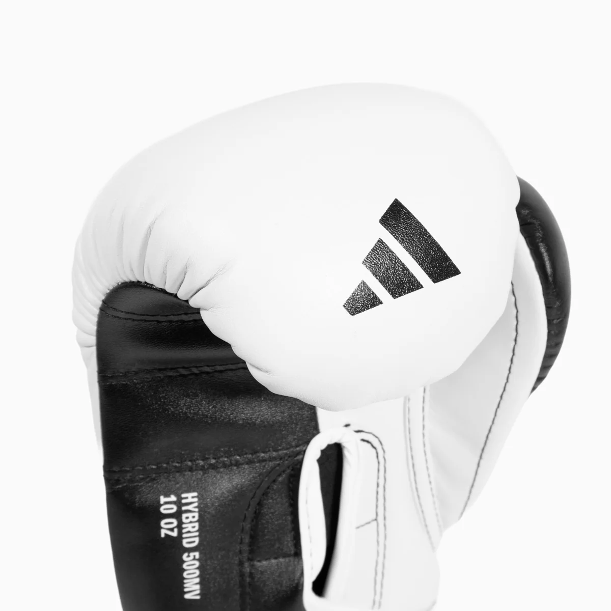 Gants de boxe Adidas Hybrid 500 Pour contre Velcro Noir-blanc  - Image 6