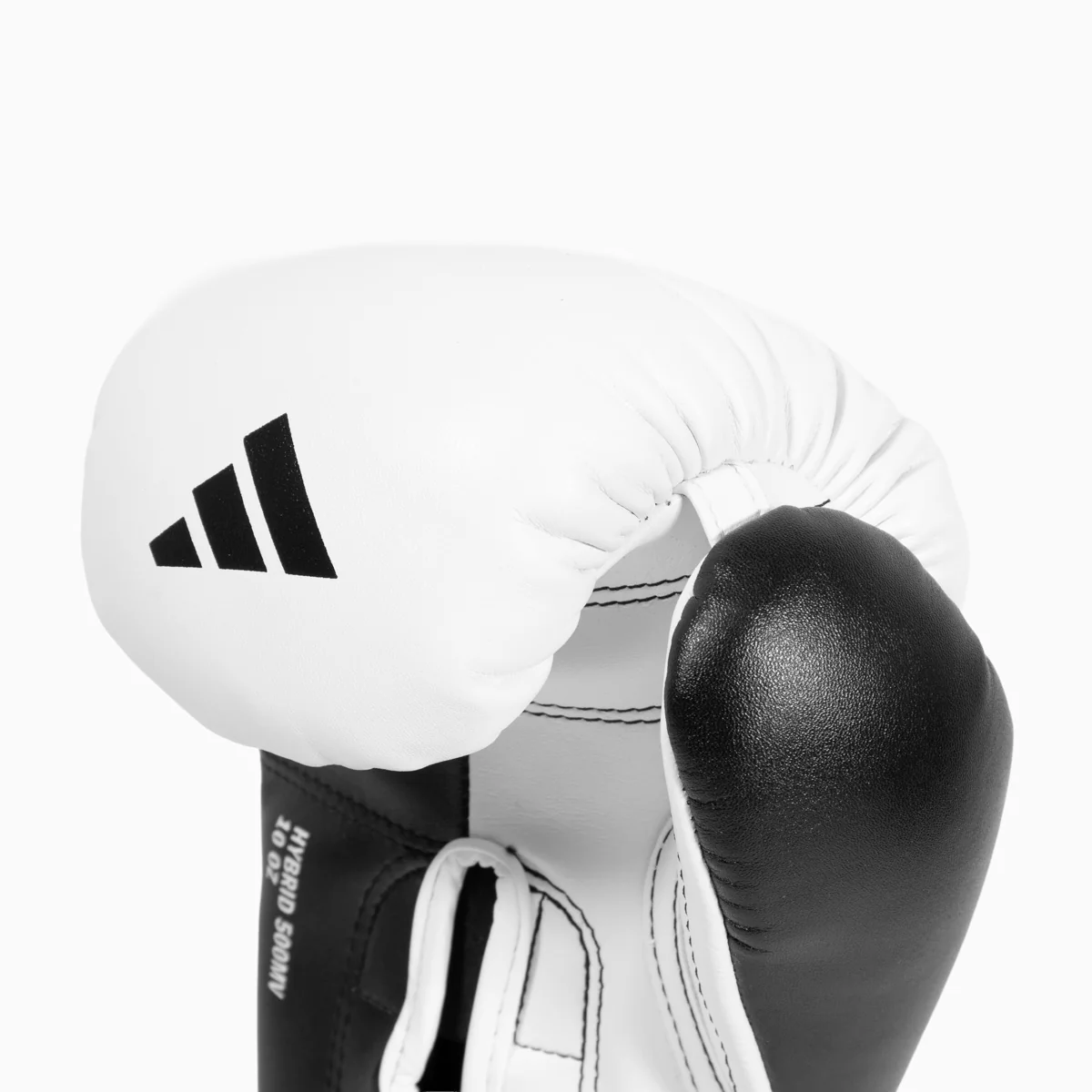 Gants de boxe Adidas Hybrid 500 Pour contre Velcro Noir-blanc  - Image 7