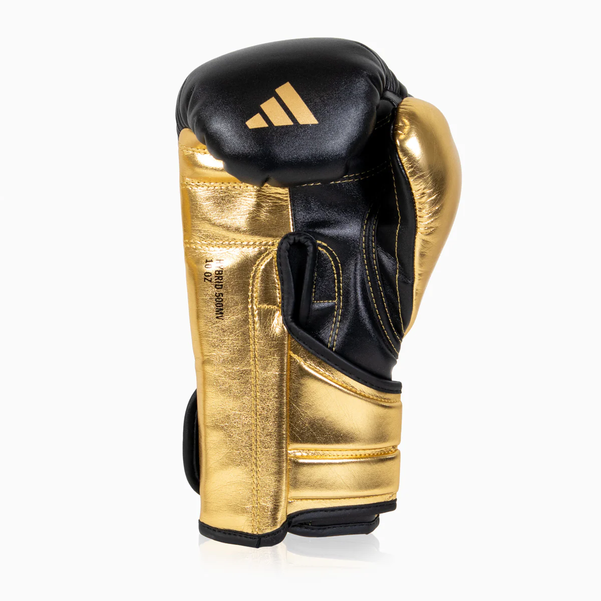 Gants de boxe Adidas Hybrid 500 Pour contre Velcro Noir-or  - Image 3