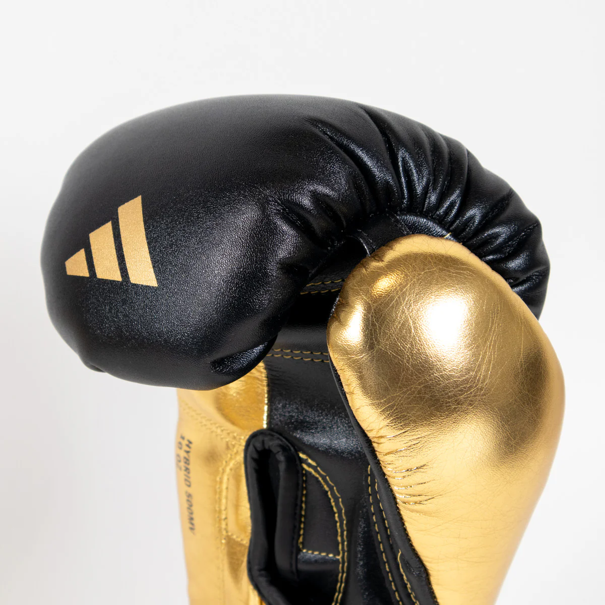 Gants de boxe Adidas Hybrid 500 Pour contre Velcro Noir-or  - Image 6