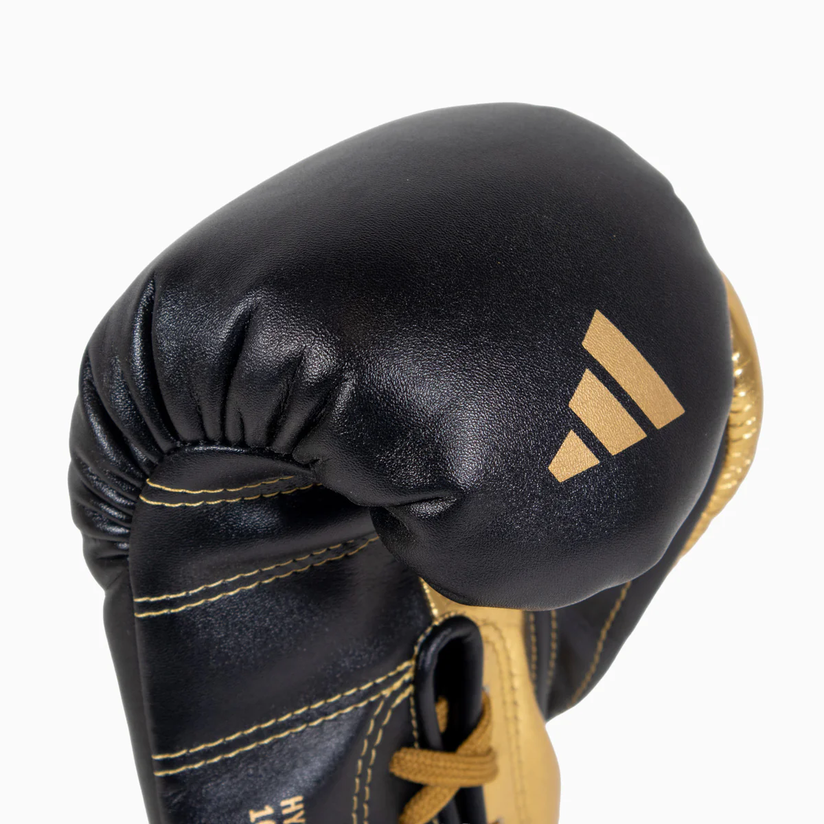 Gants de boxe Adidas Hybrid 500 Pro avec Lacets Noir-or  - Image 6