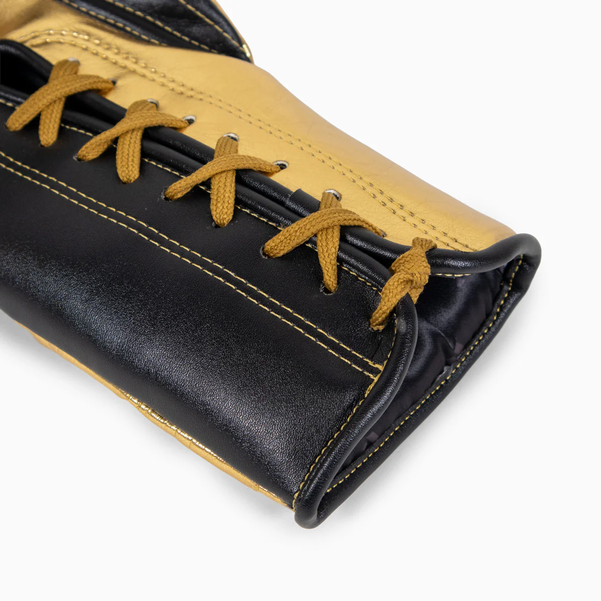 Gants de boxe Adidas Hybrid 500 Pro avec Lacets Noir-or  - Image 9