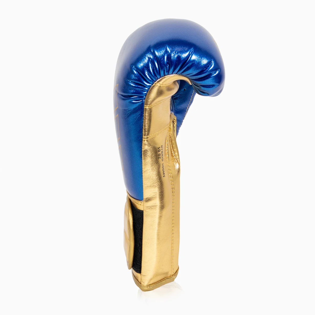 Gants de boxe Adidas Hybrid 500 Pro avec Velcro Bleu-or  - Image 2