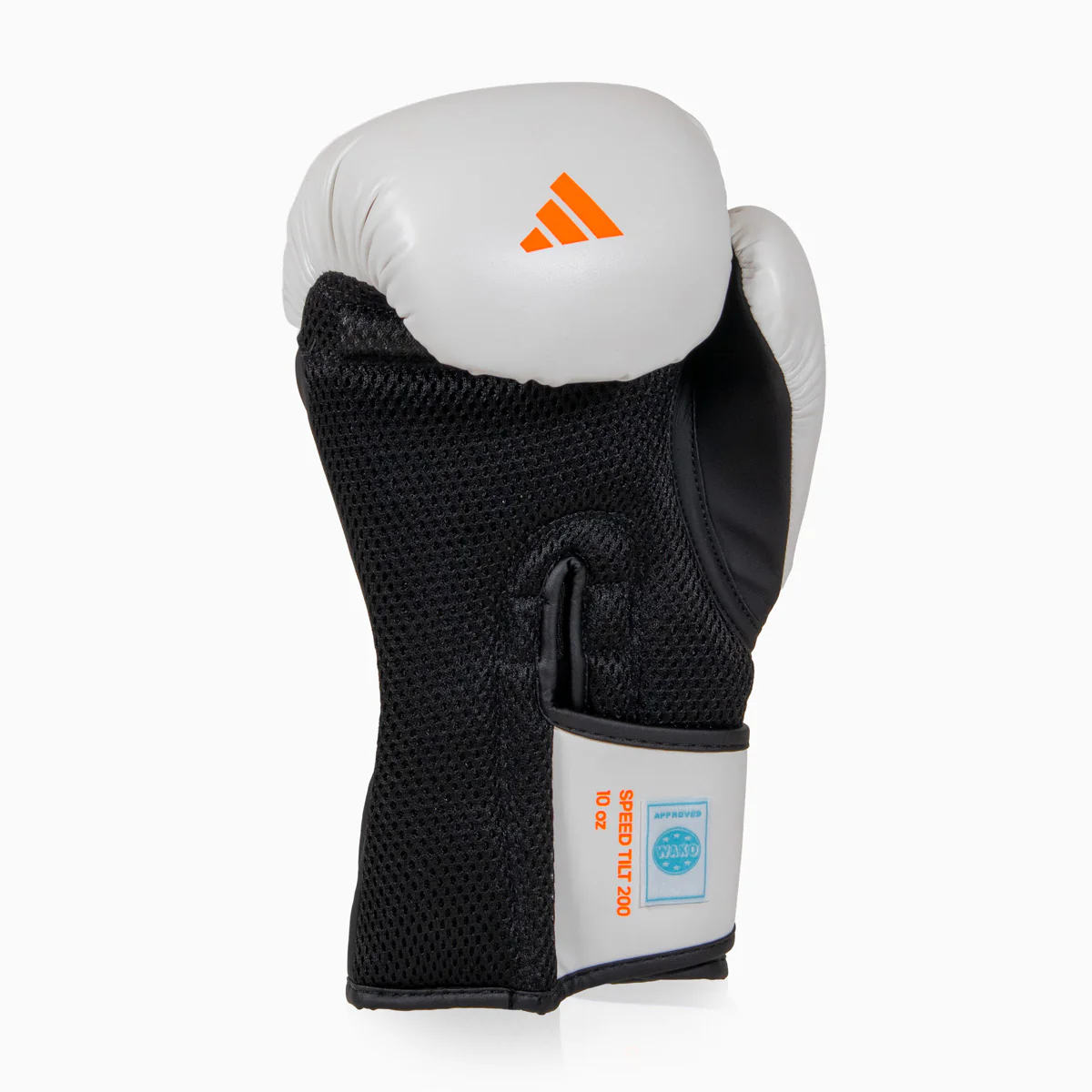 Gants de boxe Adidas Speed Tilt 200 WAKO 10 Oz Blanc-noir-rouge  - Image 3