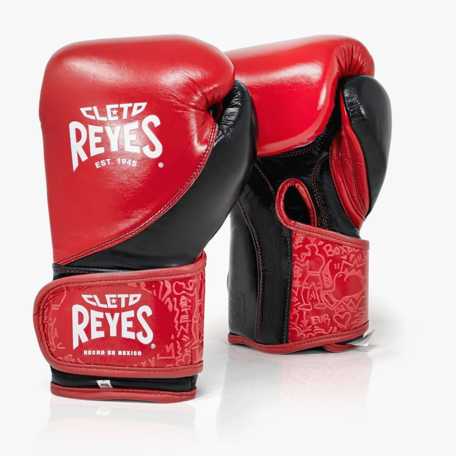 Gants de boxe Cleto Reyes High Precision Formation CE7 Rouge-Noir 