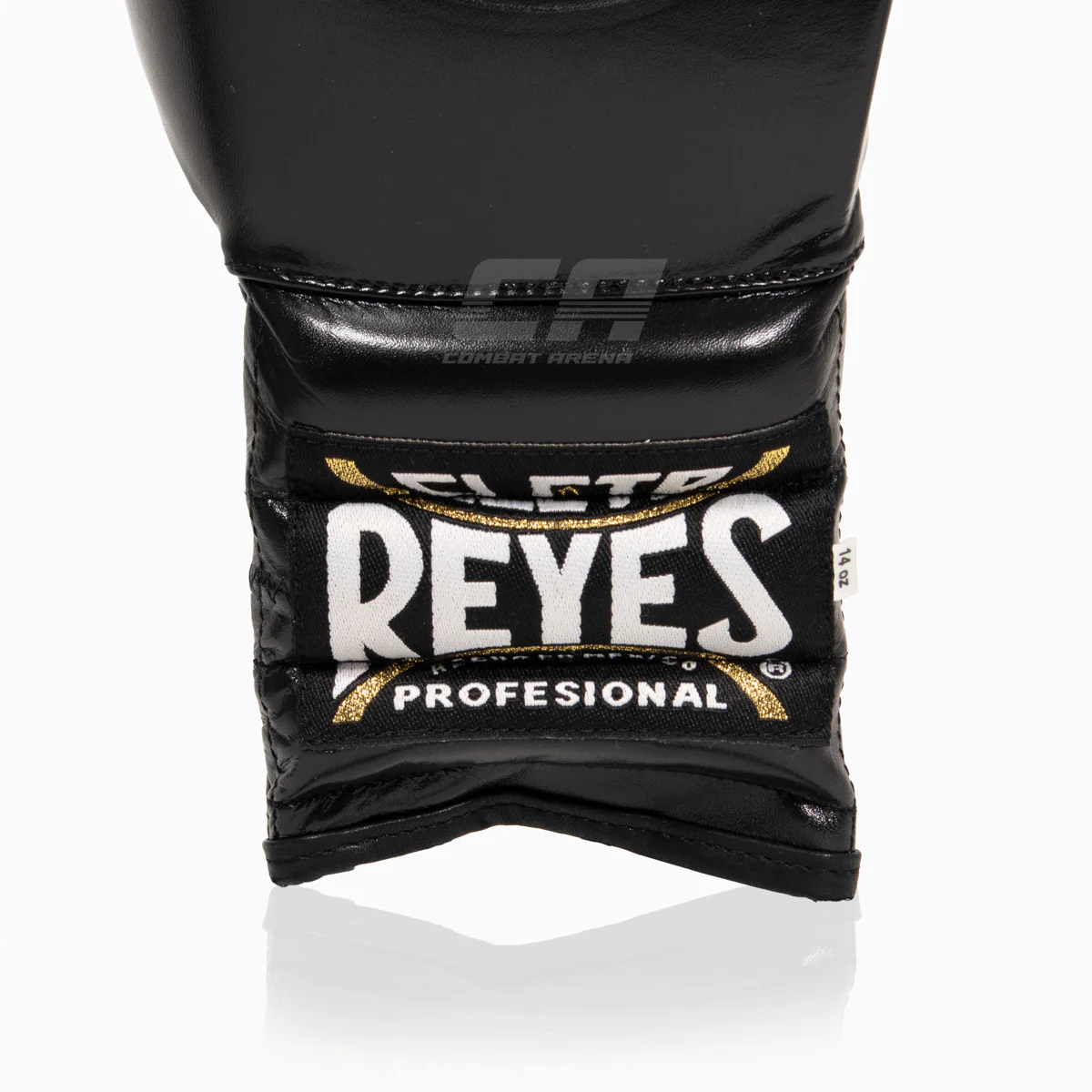 Gants de boxe Cleto Reyes Traditional Training CE4 Noir-argent avec Lacets  - Image 5