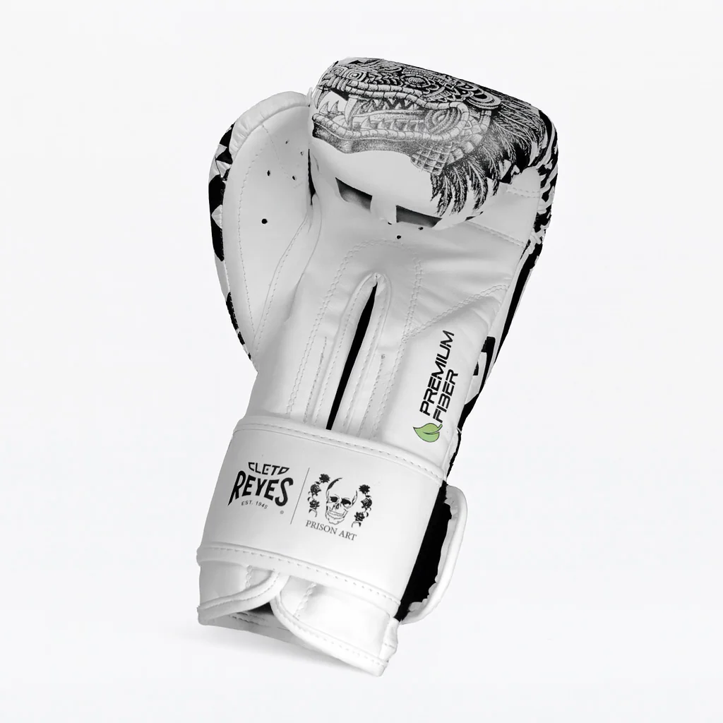 Gants de boxe Cleto Reyes Fiber Calendario Azteco Prison Art  - Image 3