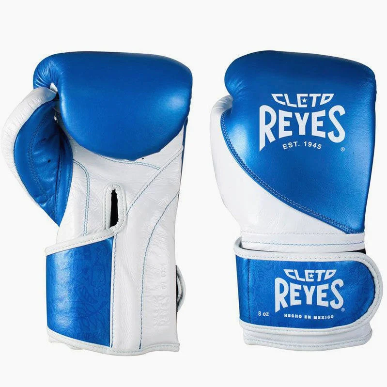 Gants de boxe Cleto Reyes High Precision Formation CE7 Bleu-blanc  - Image 2