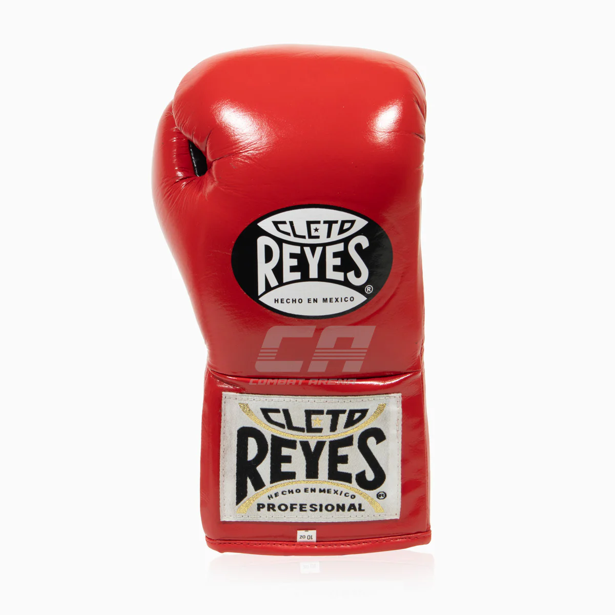 Gants de boxe Cleto Reyes Professional CB2 Rouge-Noir avec lacets  - Image 2