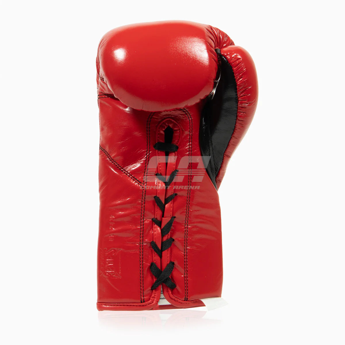 Gants de boxe Cleto Reyes Professional CB2 Rouge-Noir avec lacets  - Image 3