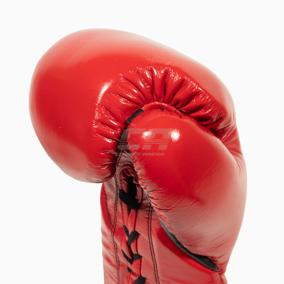 Gants de boxe Cleto Reyes Professional CB2 Rouge-Noir avec lacets  - Image 5