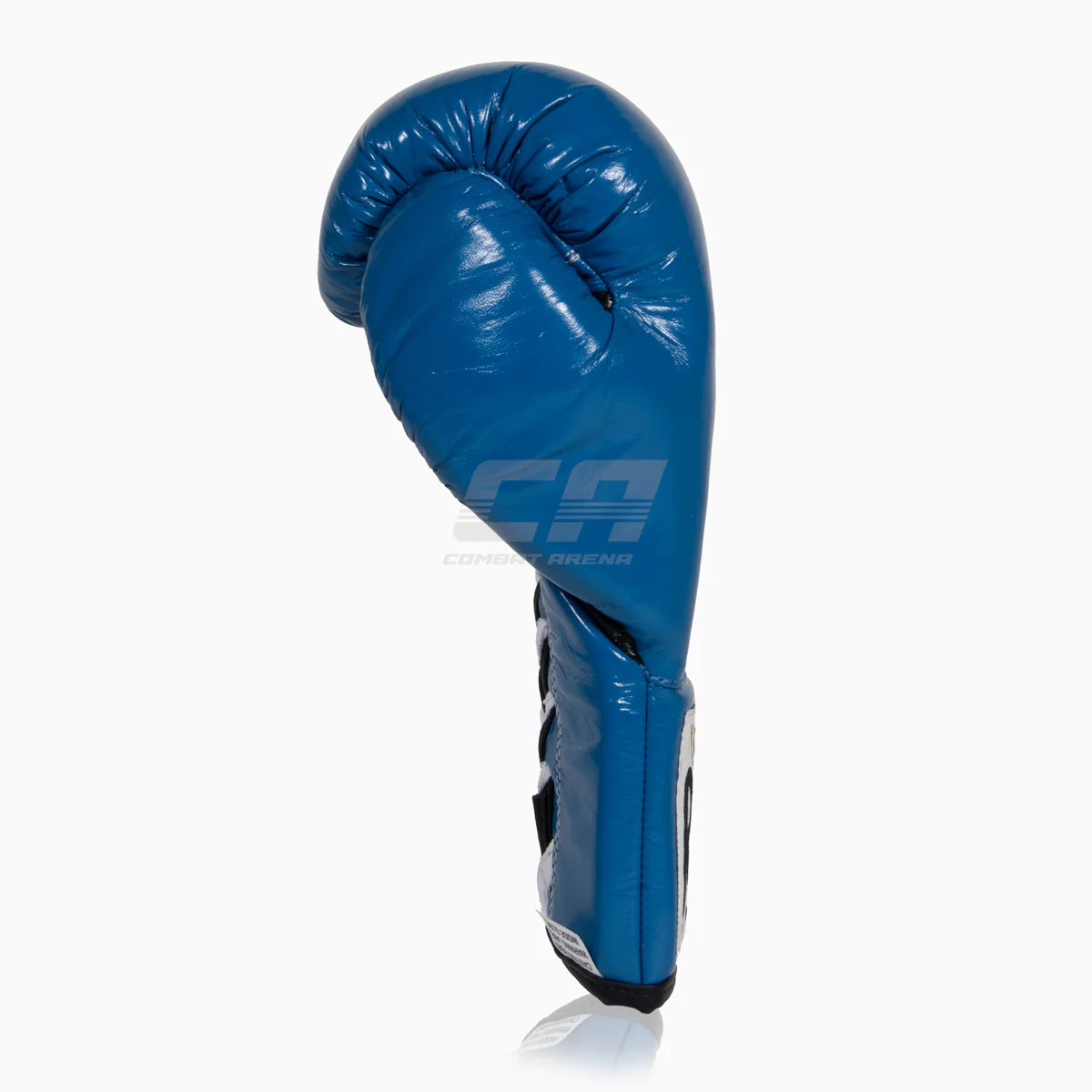 Gants de boxe Cleto Reyes Professionnel CB2 Bleu-noir avec lacets  - Image 3