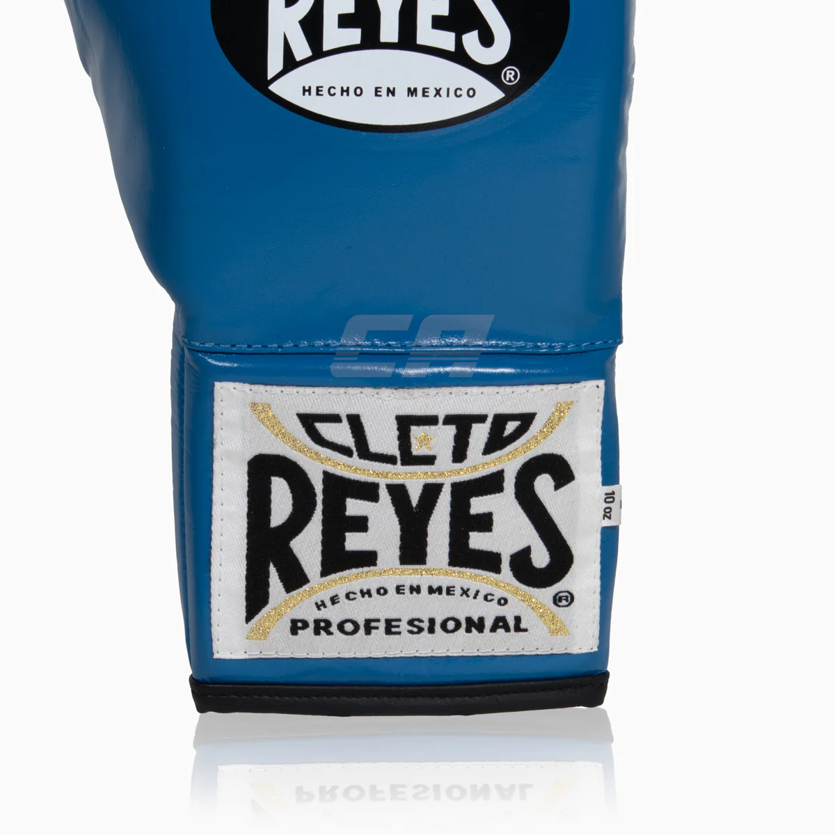 Gants de boxe Cleto Reyes Professionnel CB2 Bleu-noir avec lacets  - Image 8