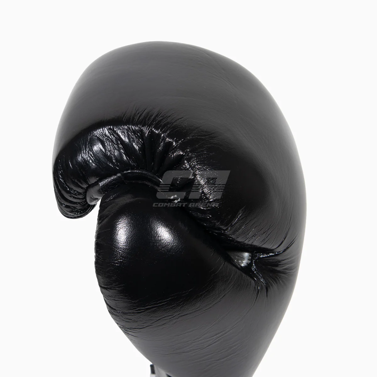 Gants de boxe Cleto Reyes Professionnel CB2 Noir-Argent avec lacets  - Image 5