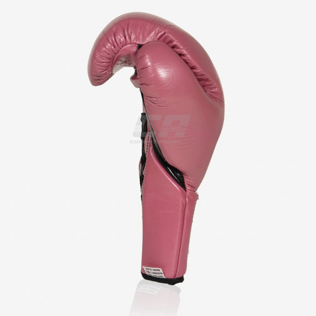 Gants de boxe Cleto Reyes Professionnel CB2 Rose-noir avec lacets  - Image 4