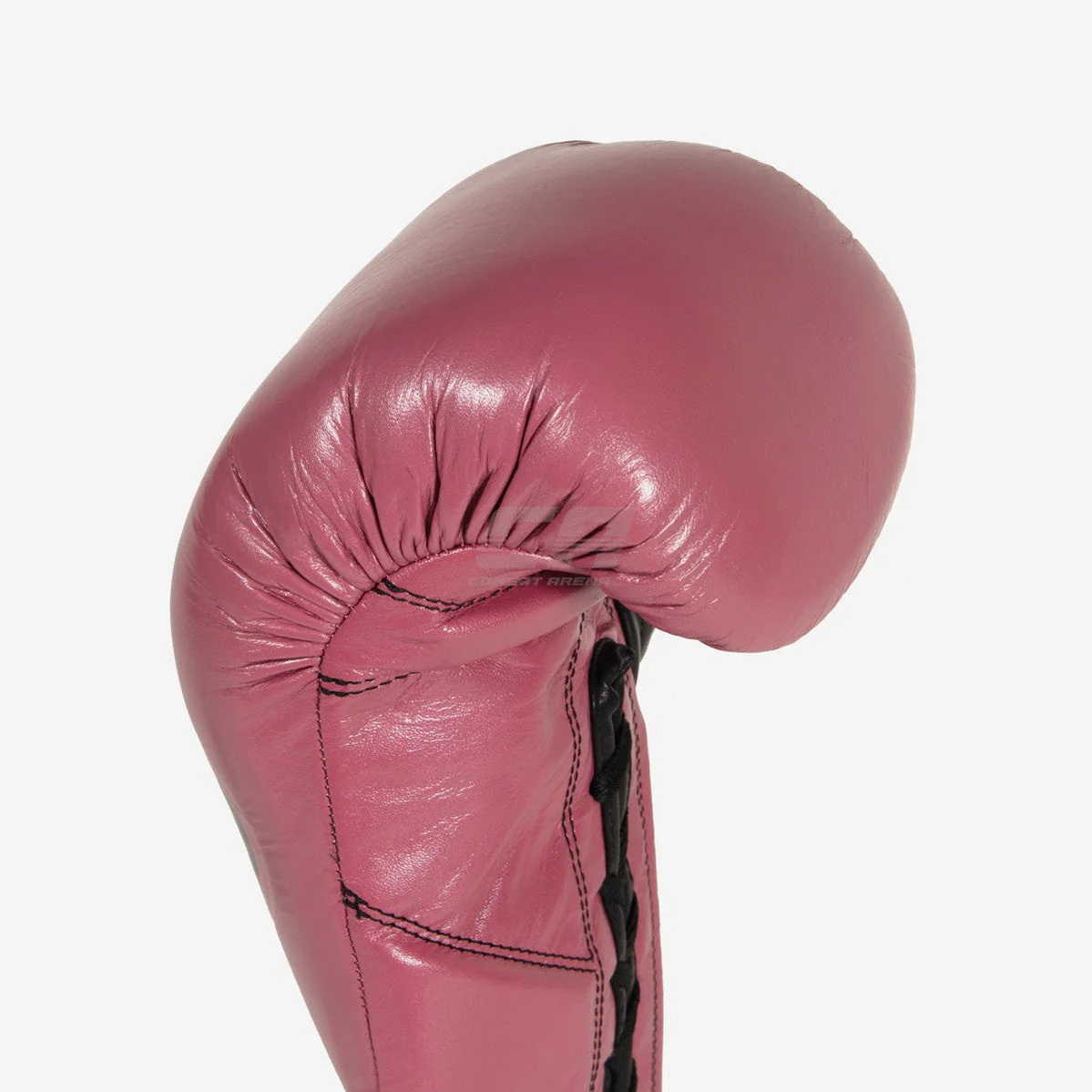 Gants de boxe Cleto Reyes Professionnel CB2 Rose-noir avec lacets  - Image 9